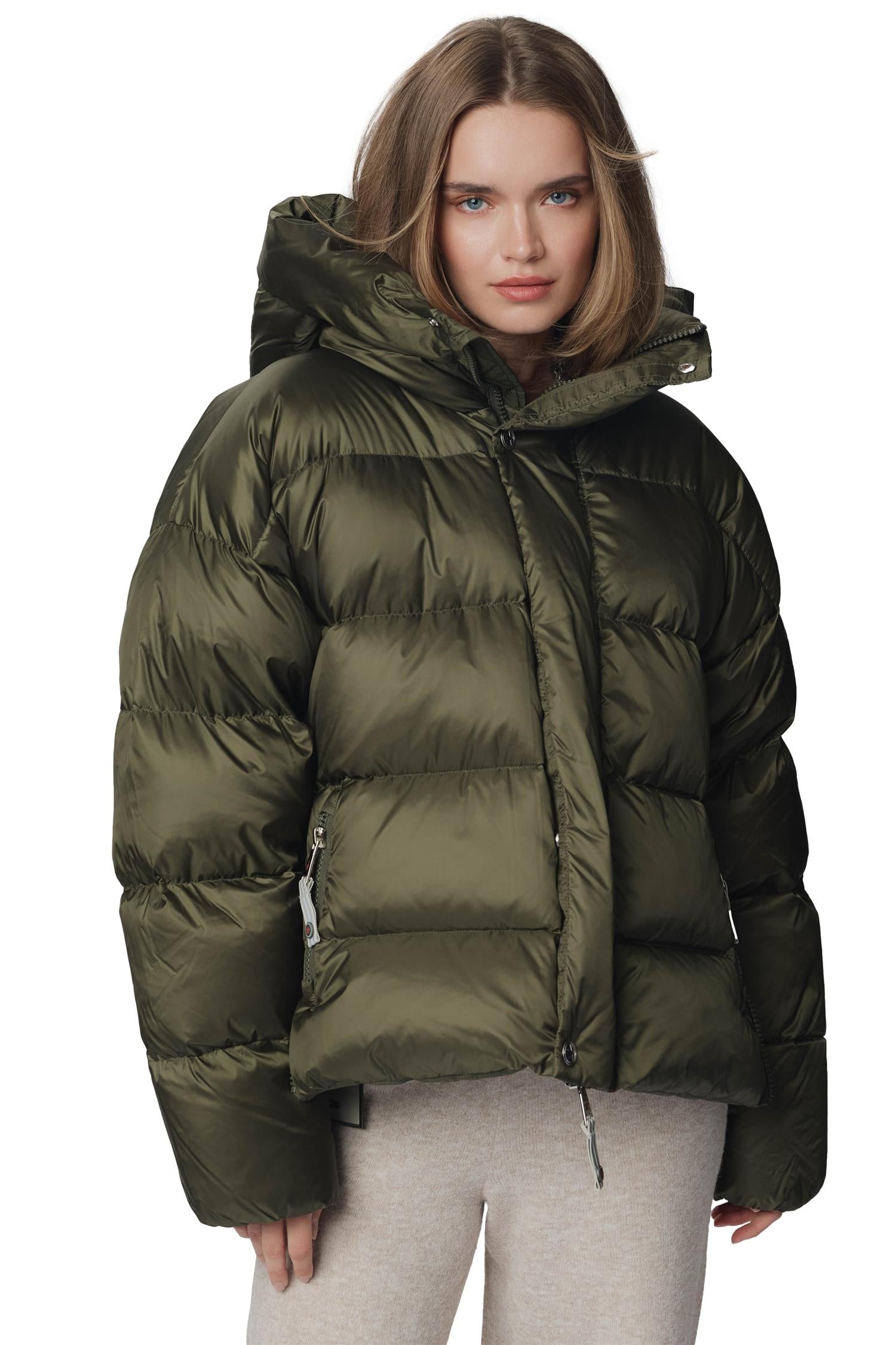CAYA Ginny Short Pinewood Jakke Grønn