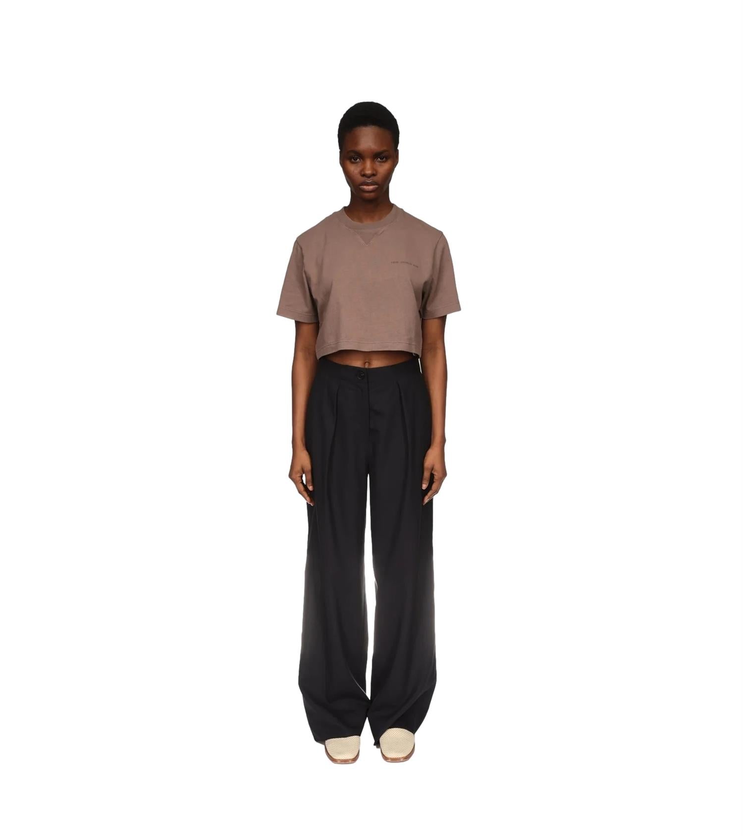 Holzweiler Cyra Pleat Trousers Bukse Sort - modostore.no