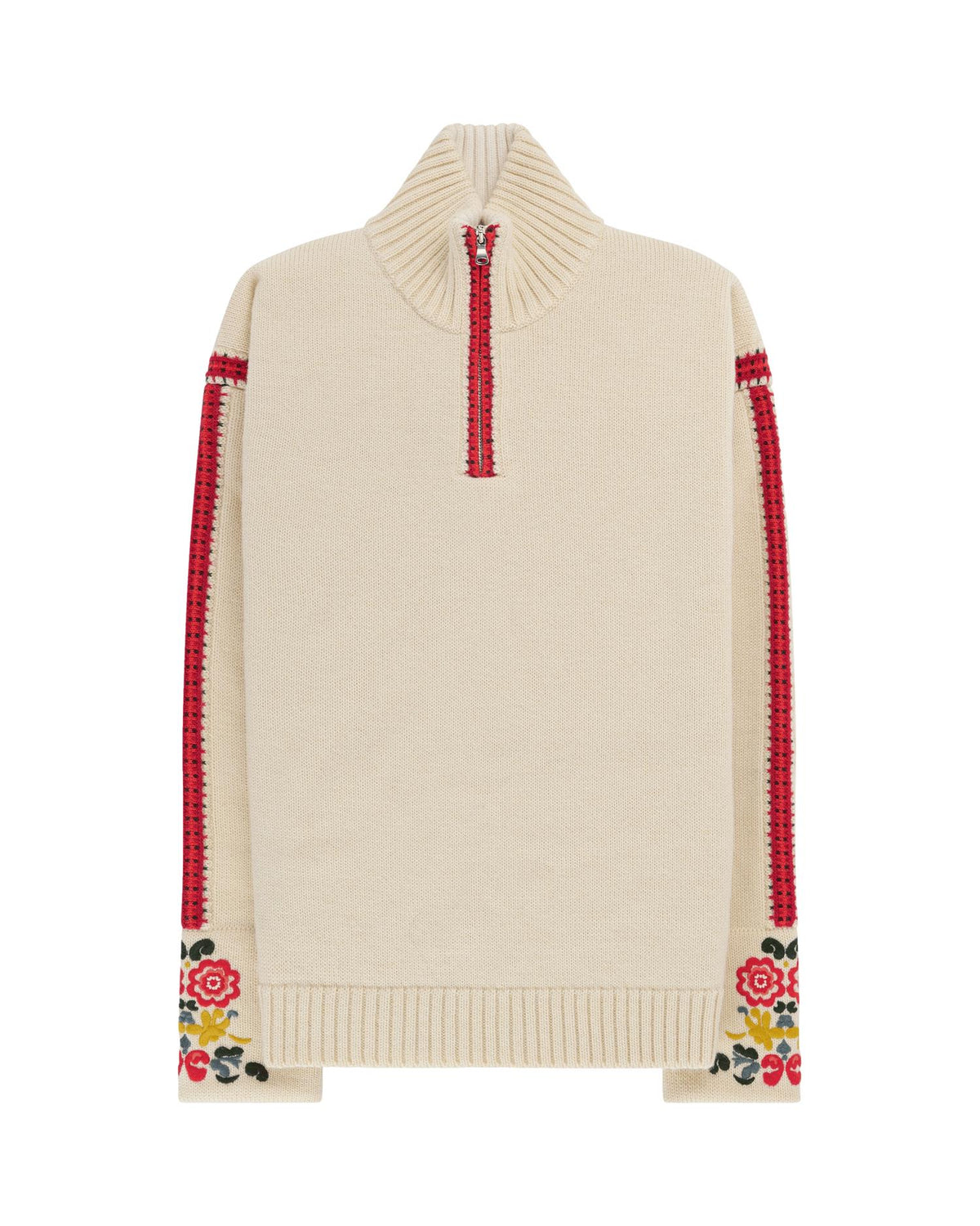 Amundsen Goffa Half Zip Mens Hallingdal Genser Off-White