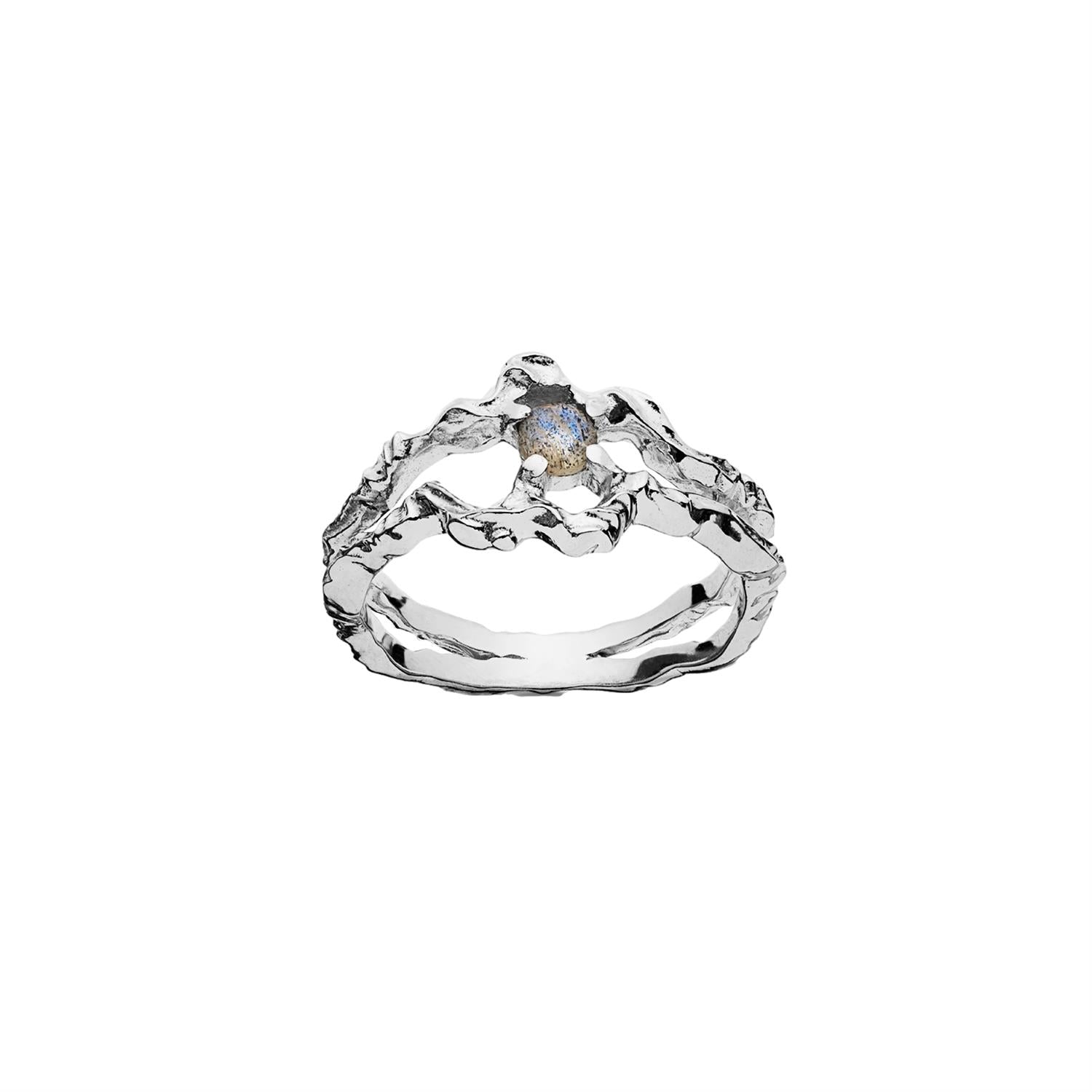 Maanesten Shelly Ring Ring Sølv - modostore.no