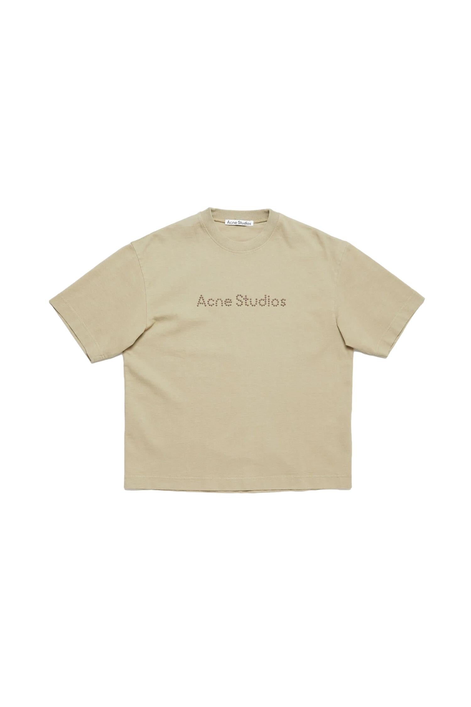 Acne Logo Tee T-shirt Sand