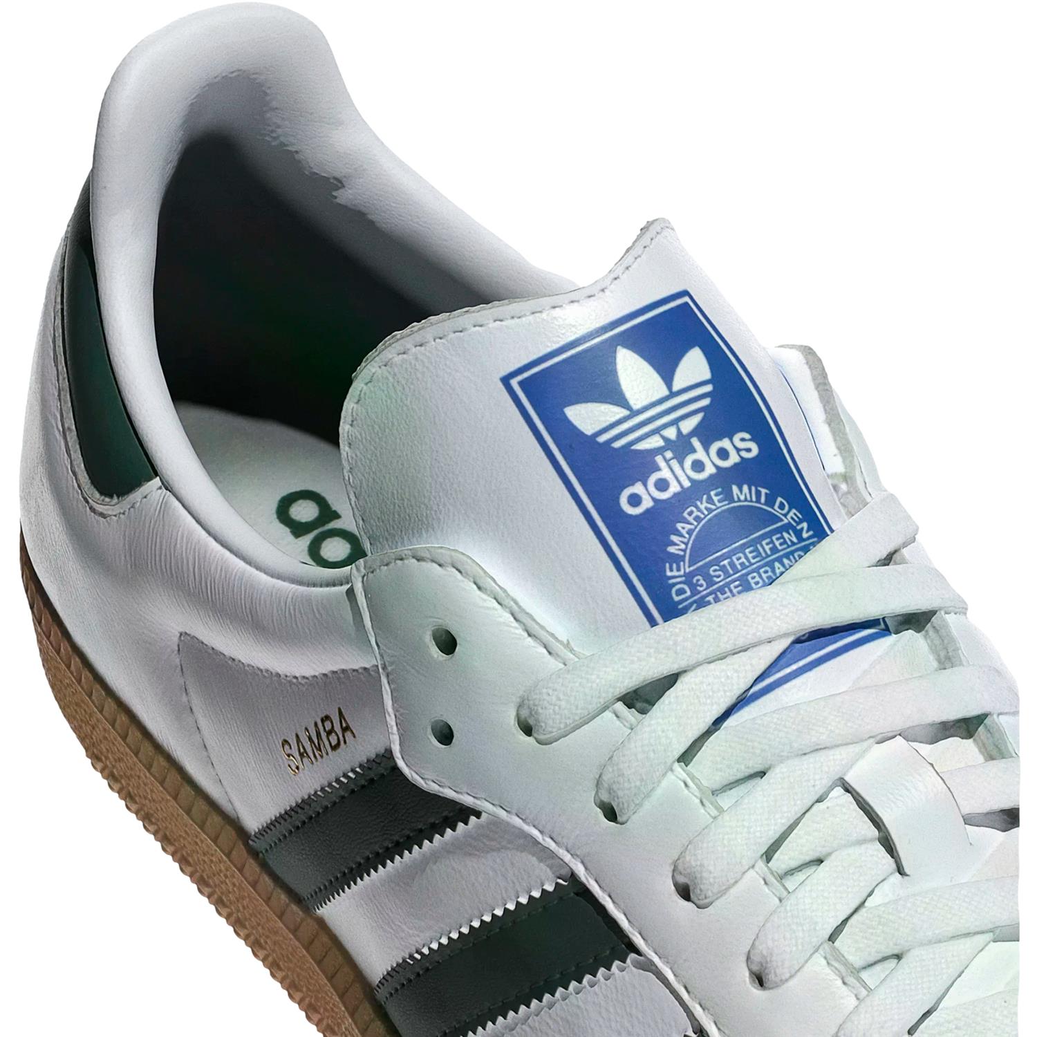 Adidas Samba OG Sko Hvit Og Grønn - modostore.no