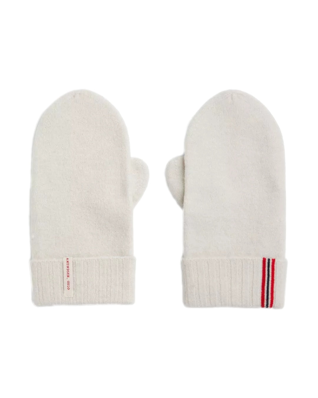 Amundsen Boiled Mittens Votter Lys Beige - modostore.no