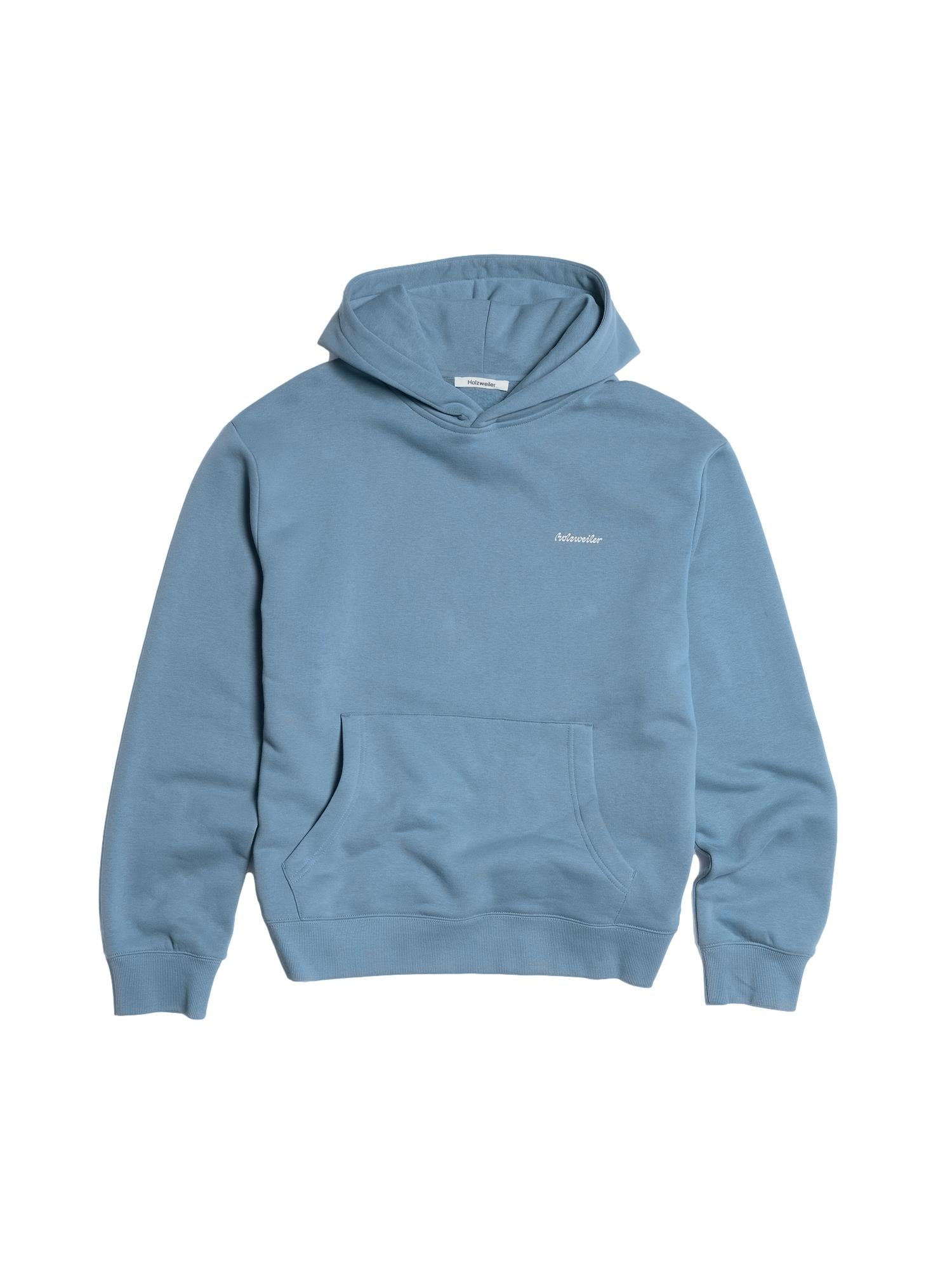 Holzweiler M Regular Hoodie Hettegenser Blå - modostore.no