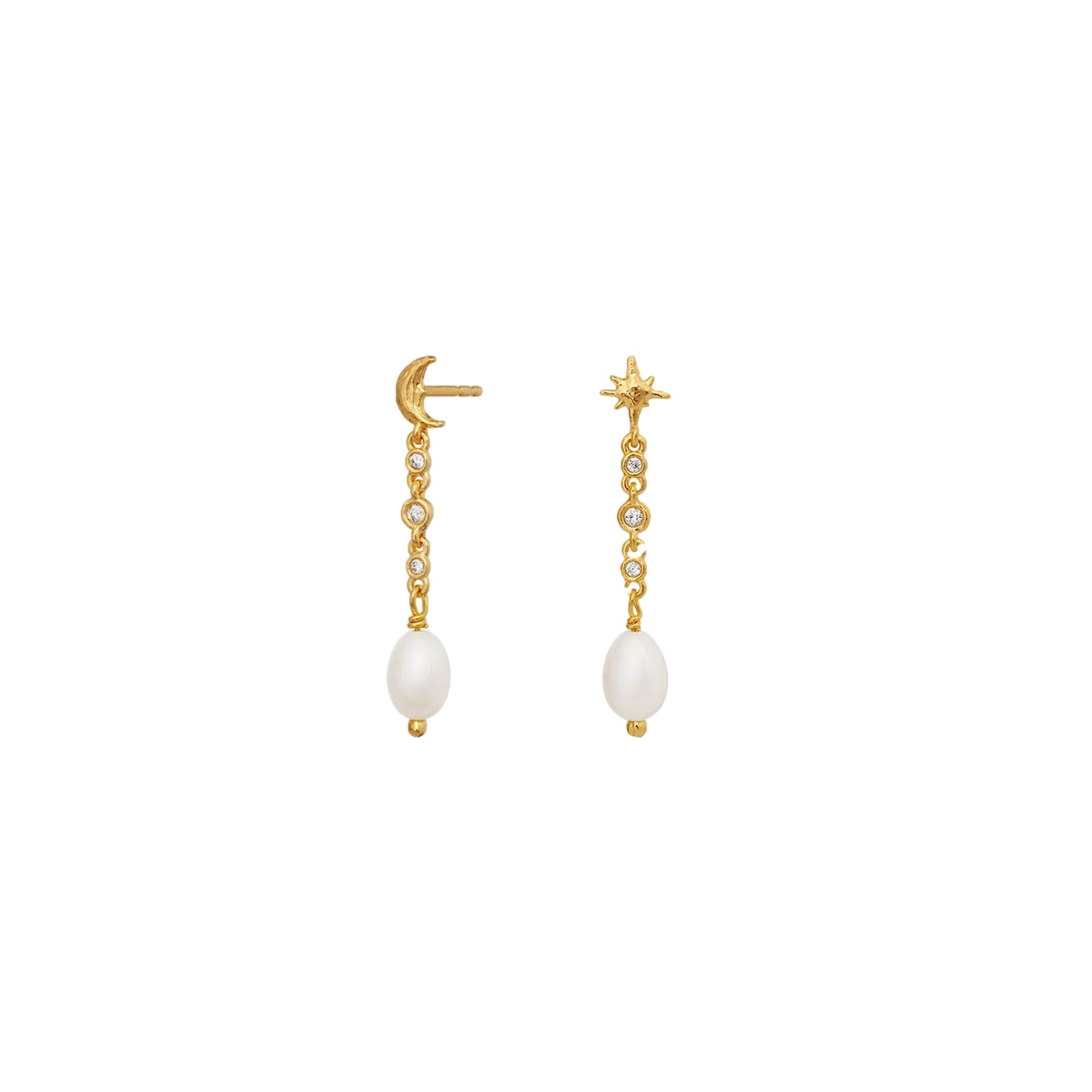 Maanesten Lucian Earrings Øredobber Gull