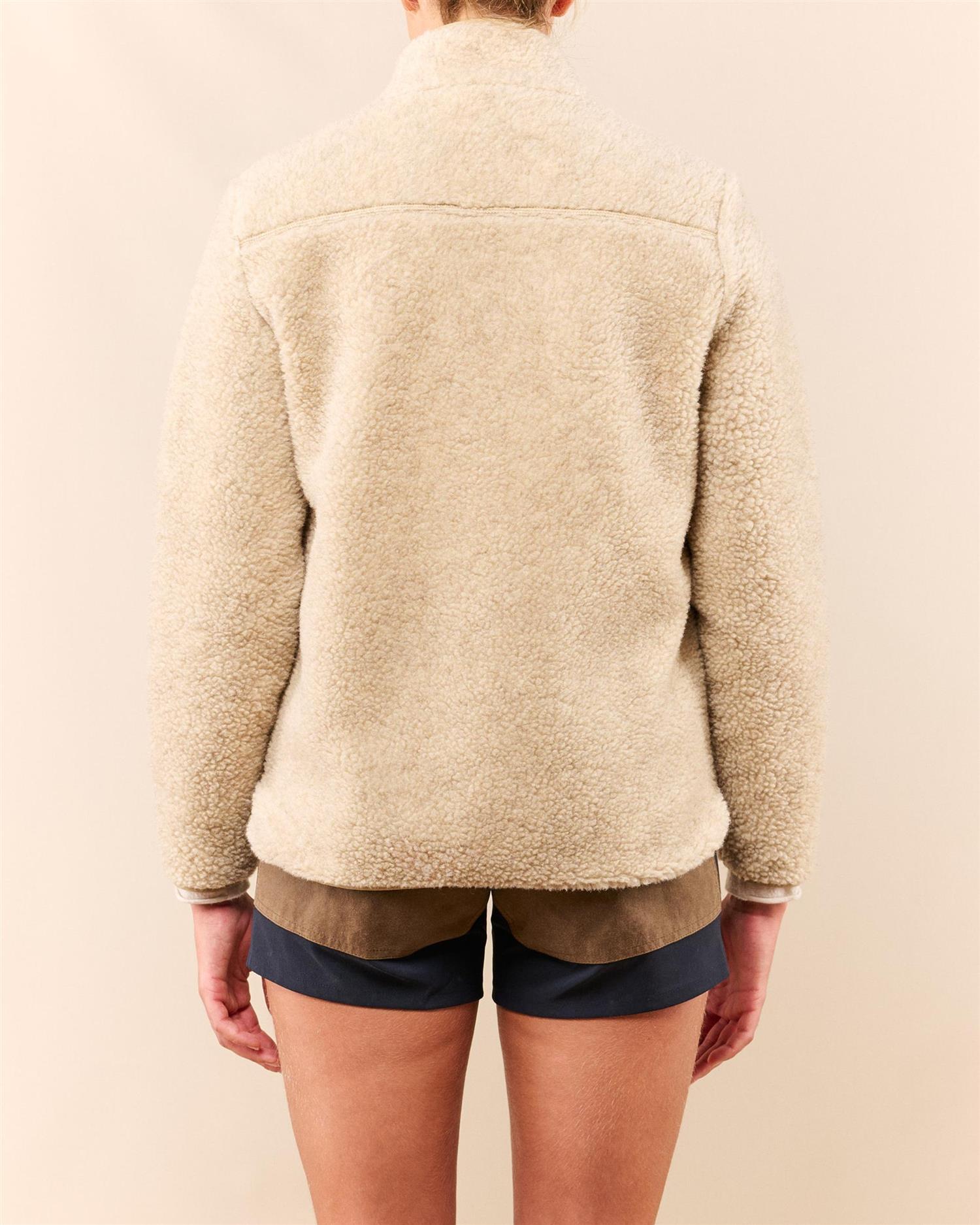 Amundsen Heroes Wool Fleece Jacket Womens Jakke Brun/Beige