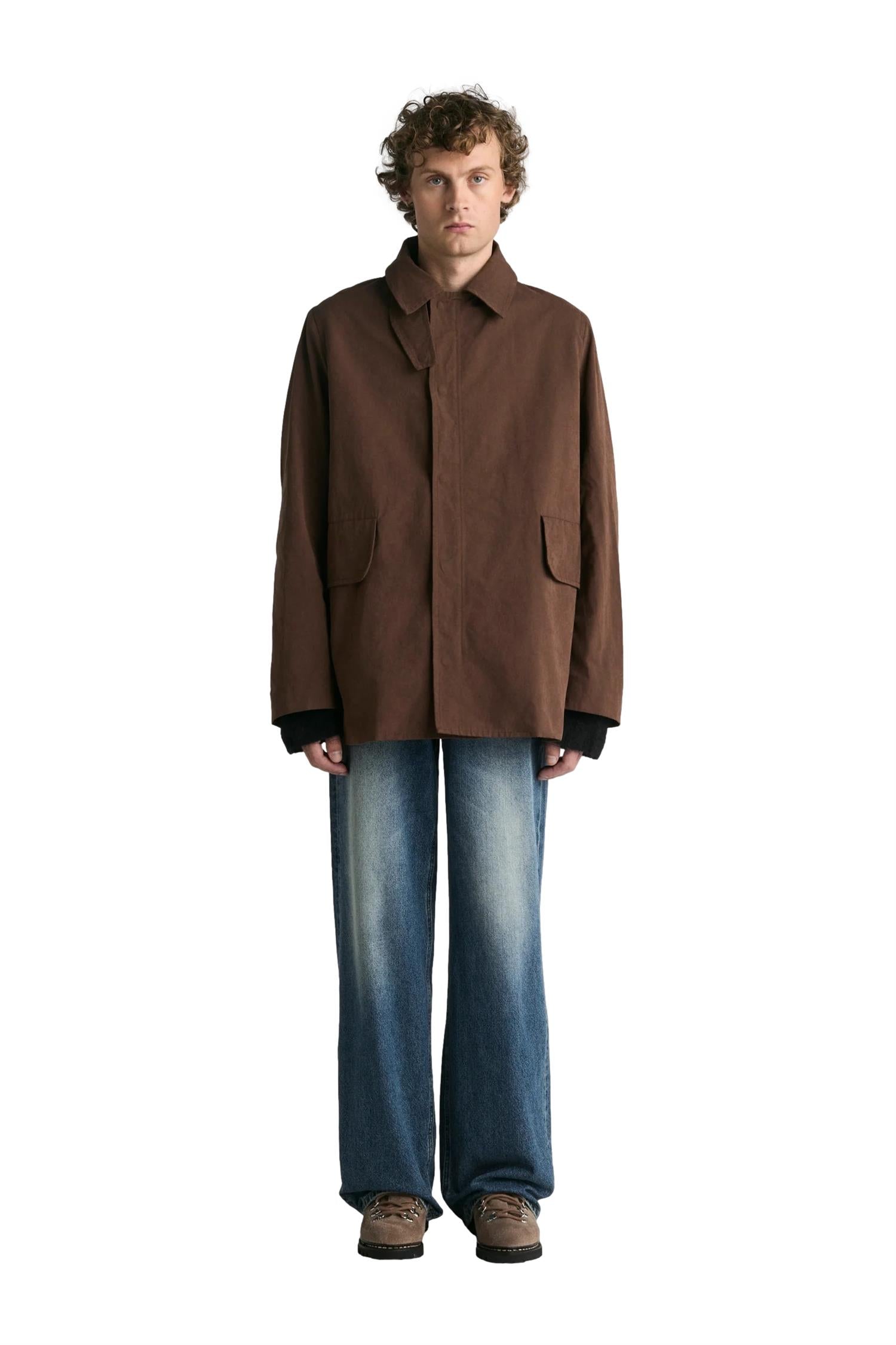 Livid Gill Brown Wax Jakke Brun - modostore.no