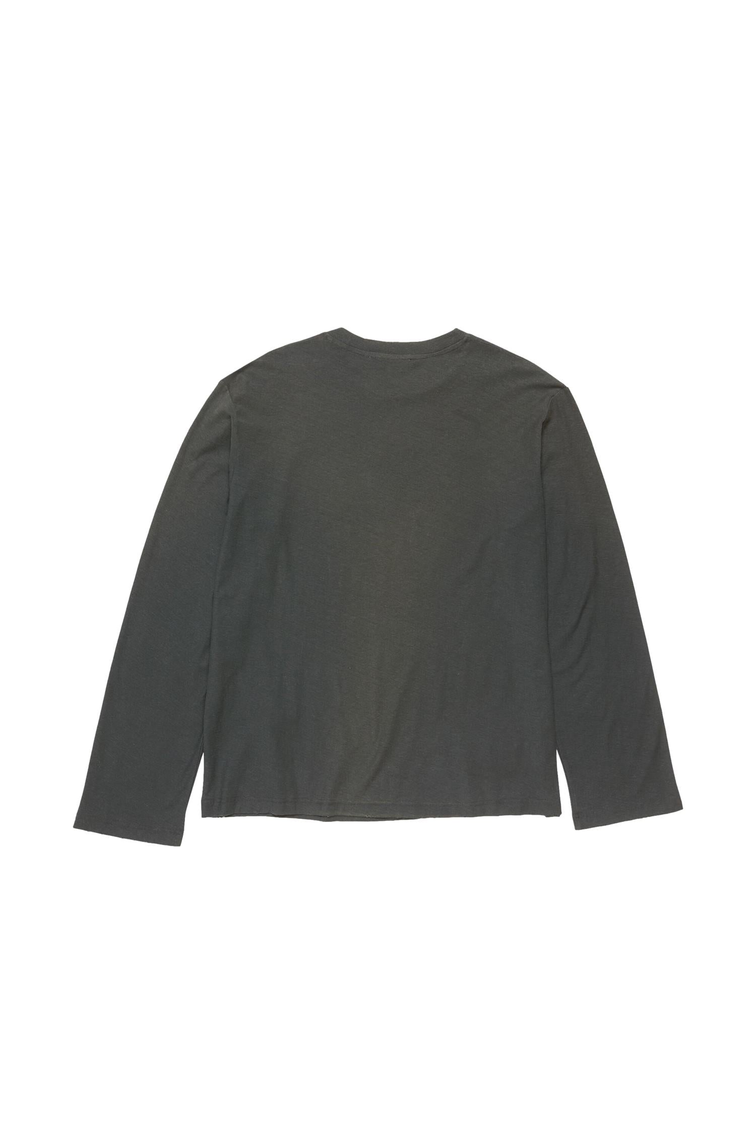 Acne Logo T-shirt LS - Relaxed fit Longsleeve Sort