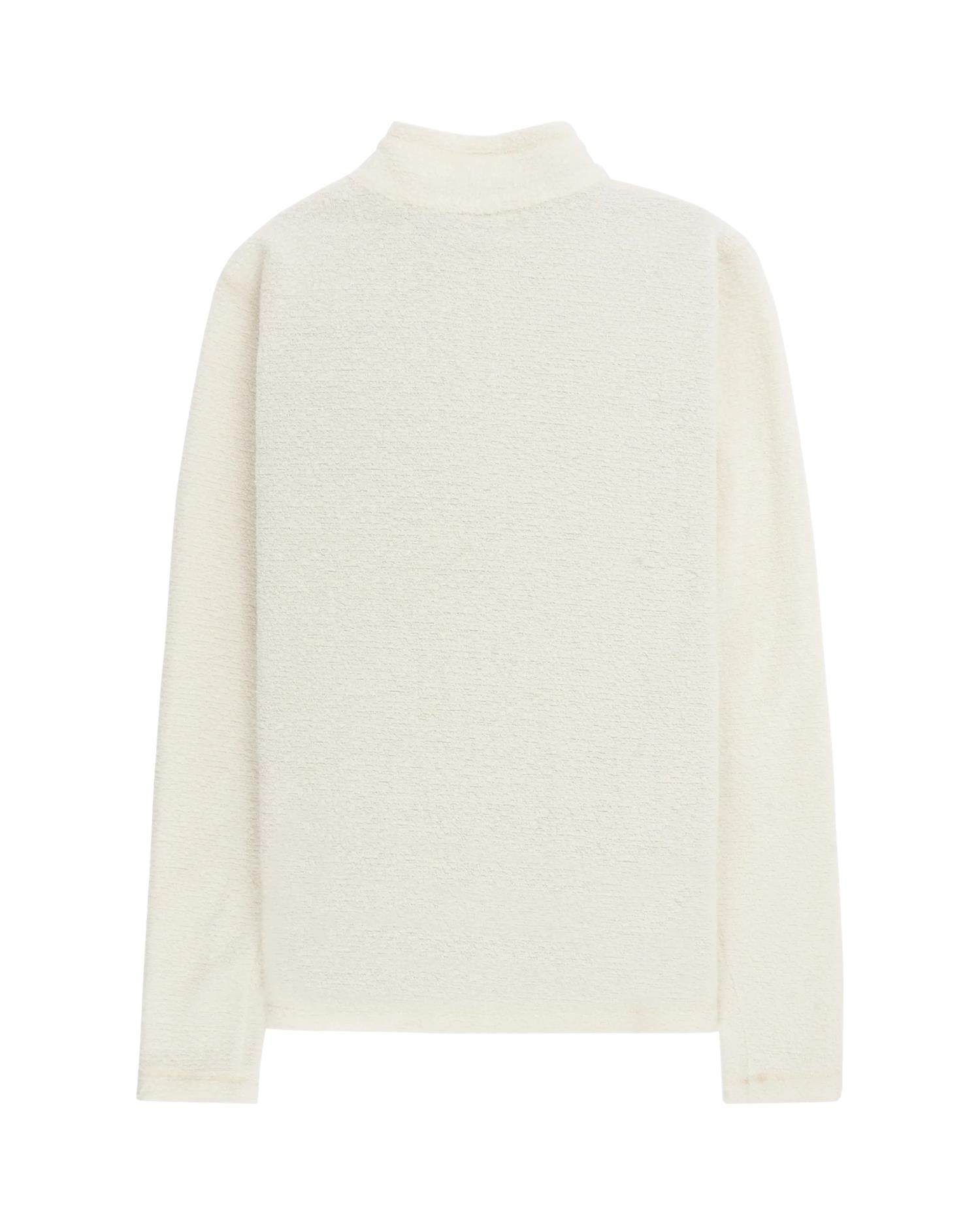 Amundsen Hut Halfzip Mens Genser Off-White