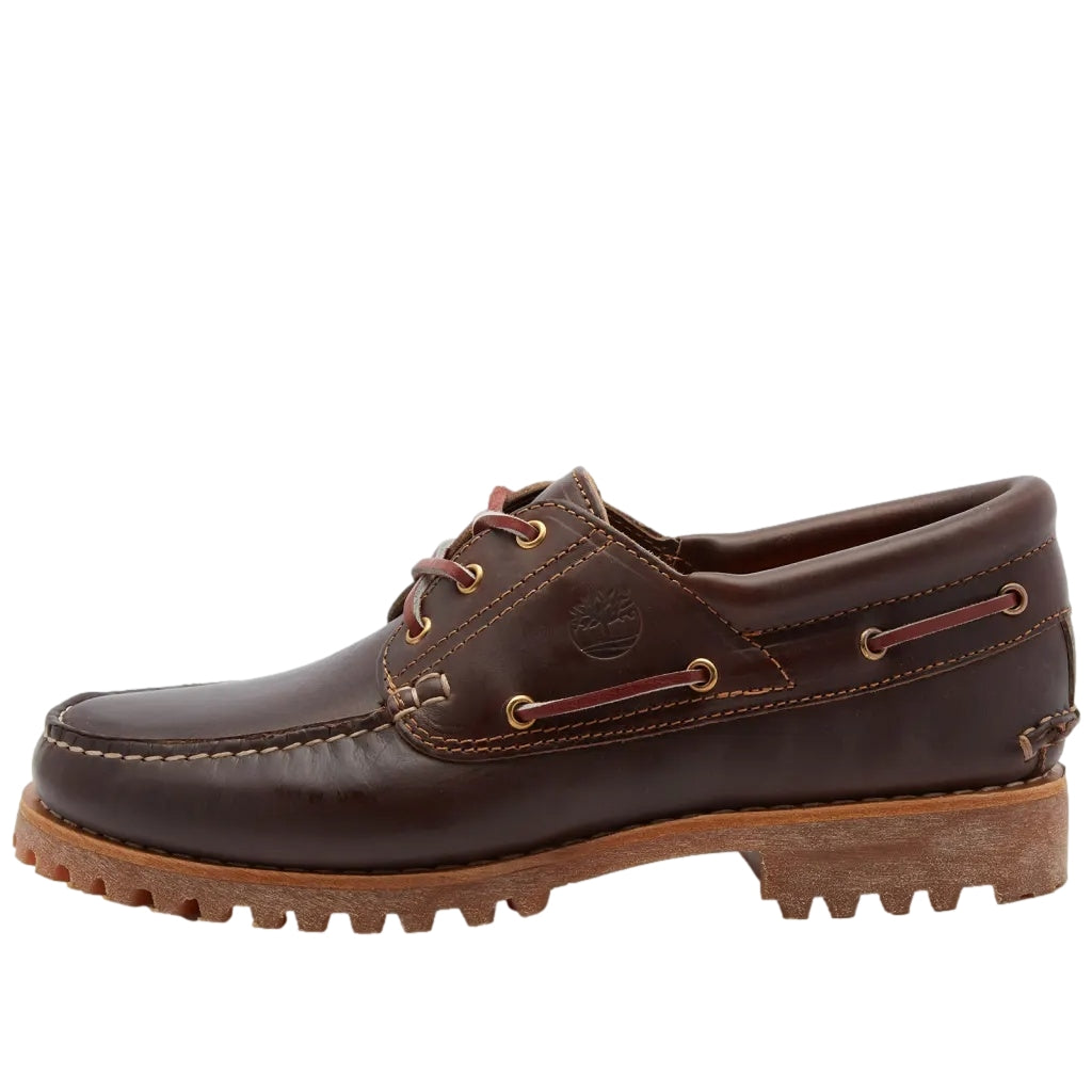 Timberland Authentics 3 Eye Classic Lug Brown Sko Mørkebrun - modostore.no