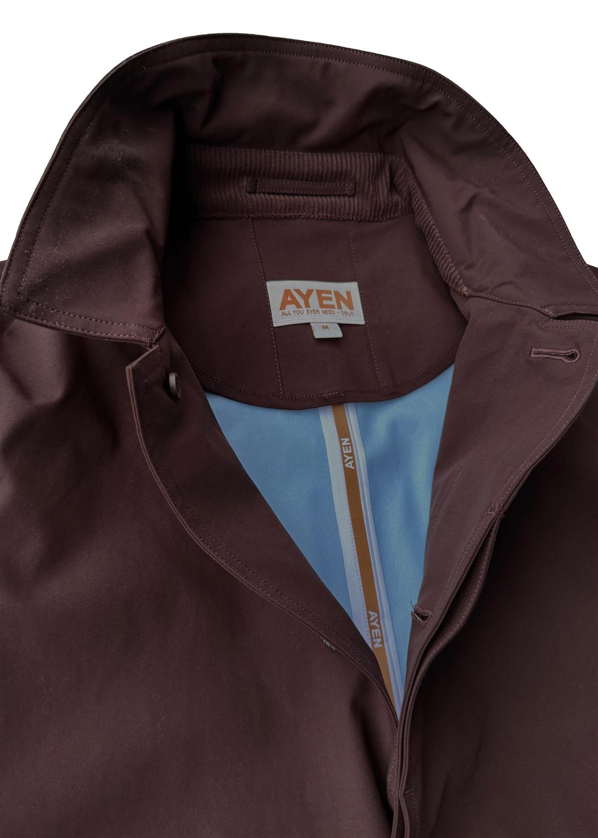 AYEN Souten Collar Coat Jakke Brun