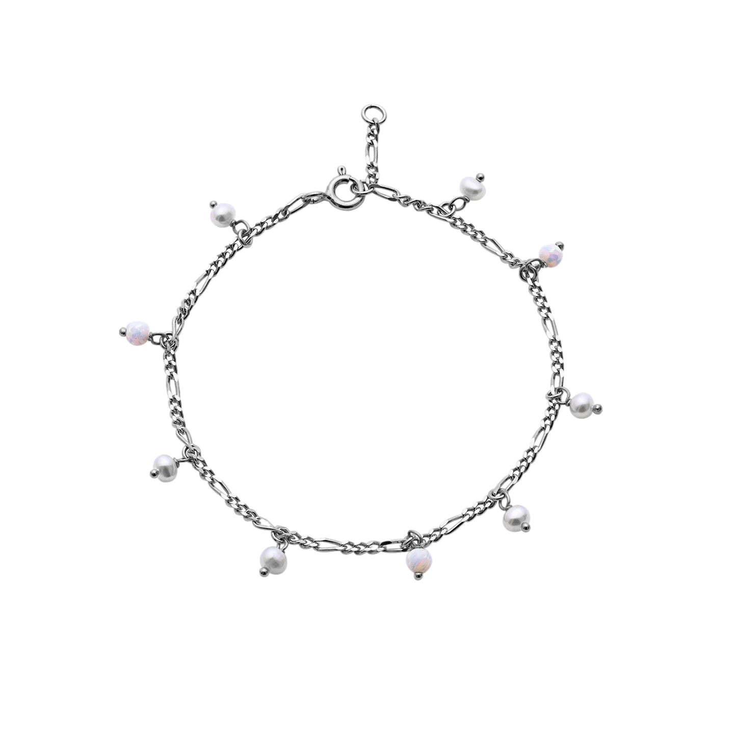 Maanesten Lula White Bracelet Armbånd Sølv - modostore.no