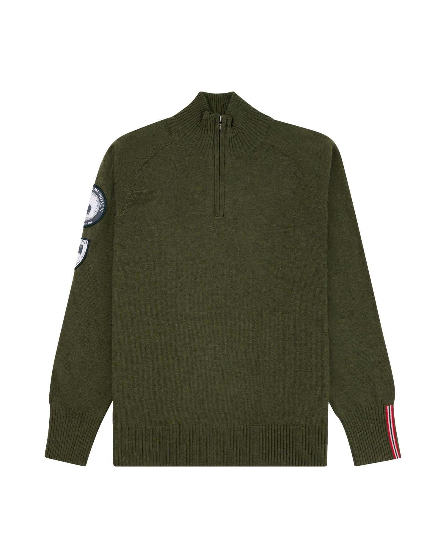 Amundsen Peak Half Zip Womens Genser Militærgrønn