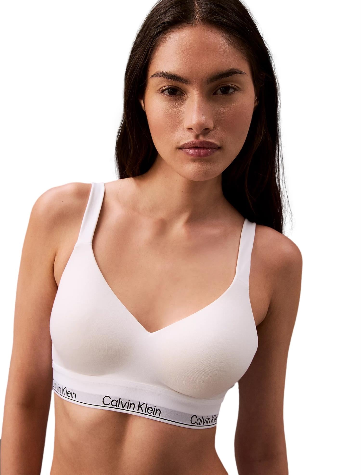 Calvin Klein Underwear Lift Bralette ( Rolling Change) Undertøy Hvit - modostore.no
