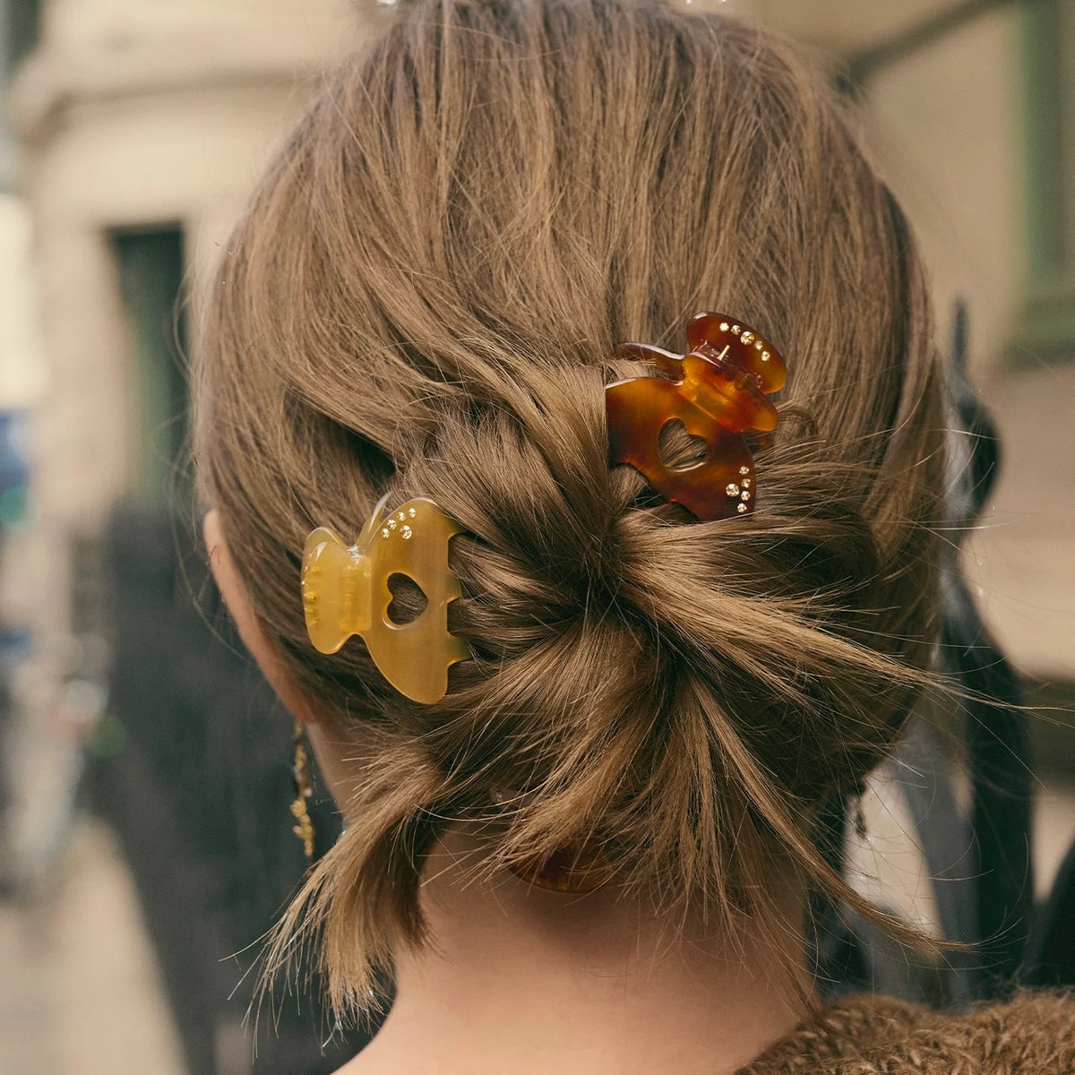 Maanesten Cerys Hairclaw Tortoise Shell Hårspenne Lysebrun