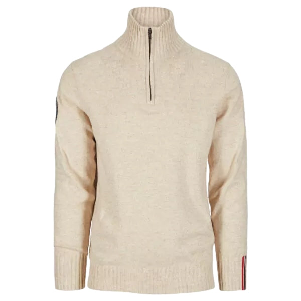 Amundsen Deck Half Zip Mens Genser Sand - modostore.no