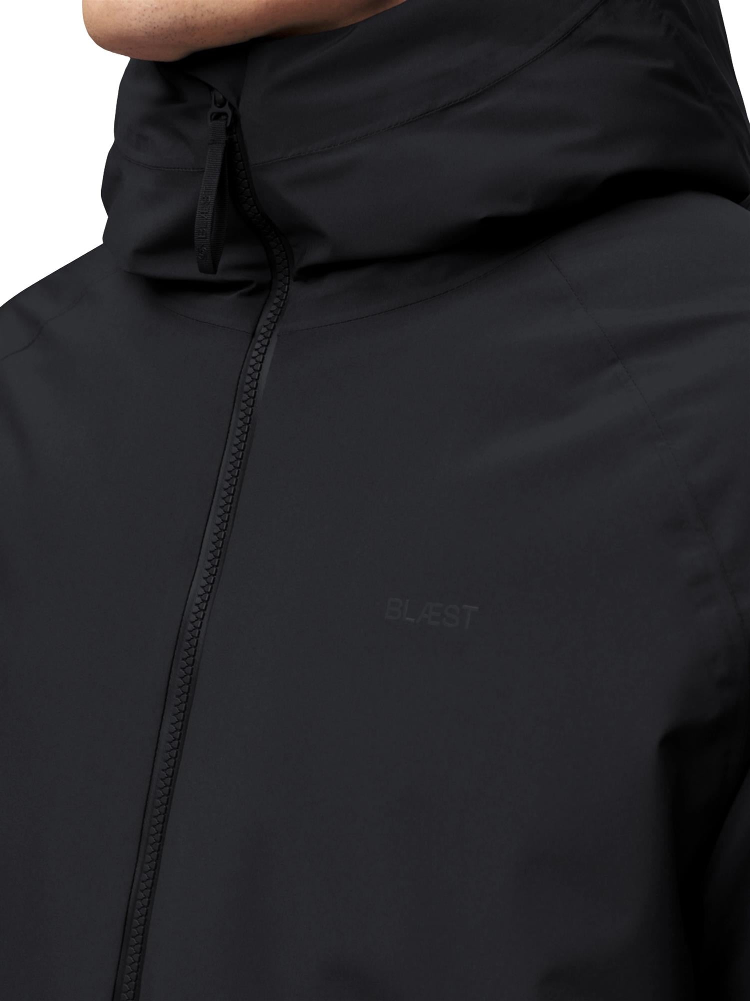 Blæst Runde Down Jacket Black Jakke Sort - modostore.no