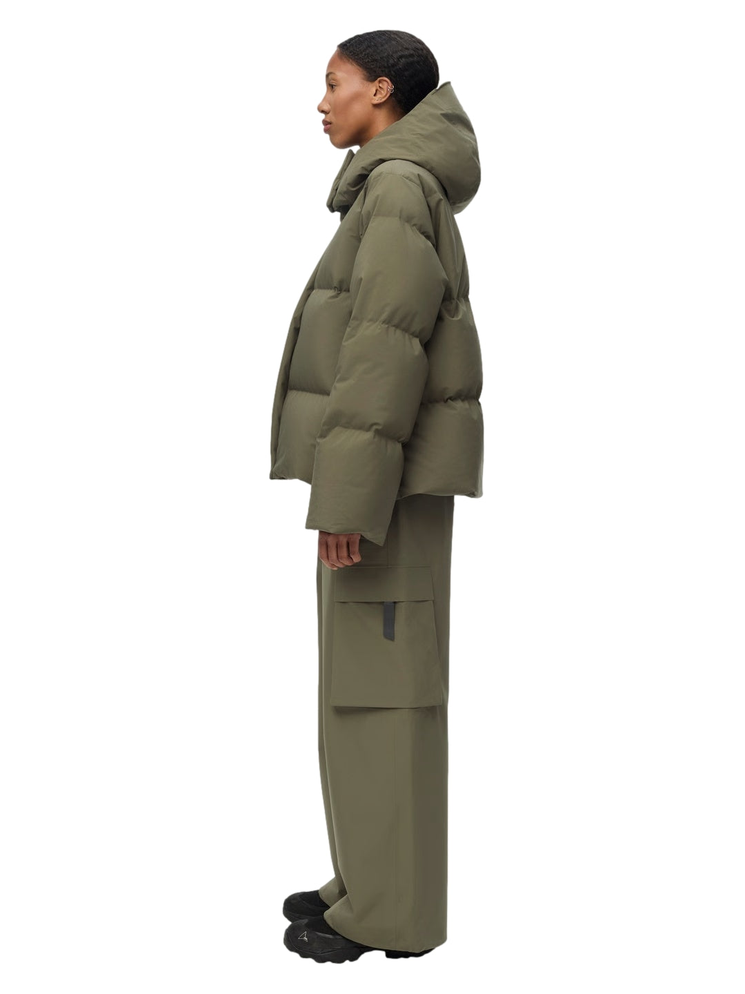 Blæst Selje Down Jacket Grape Leaf Jakke Grønn