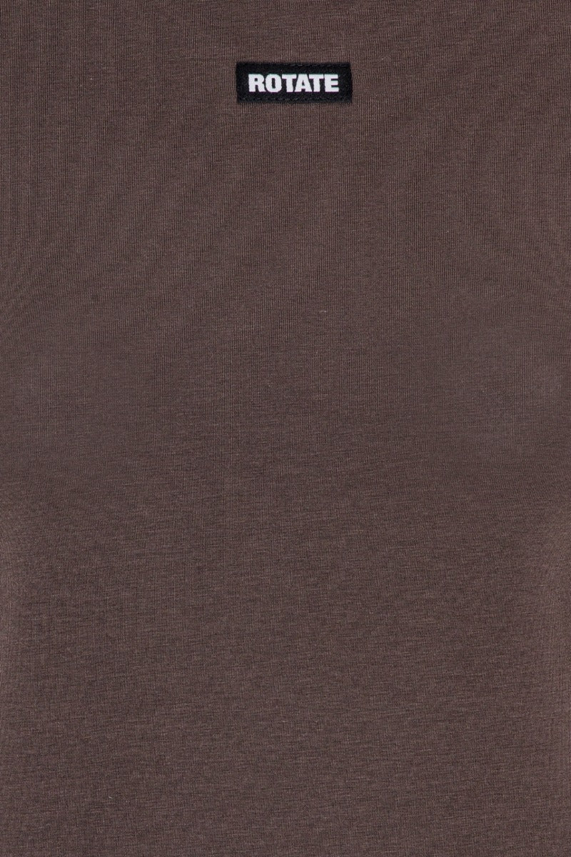ROTATE Short Sleeve T-Shirt T-shirt Brun