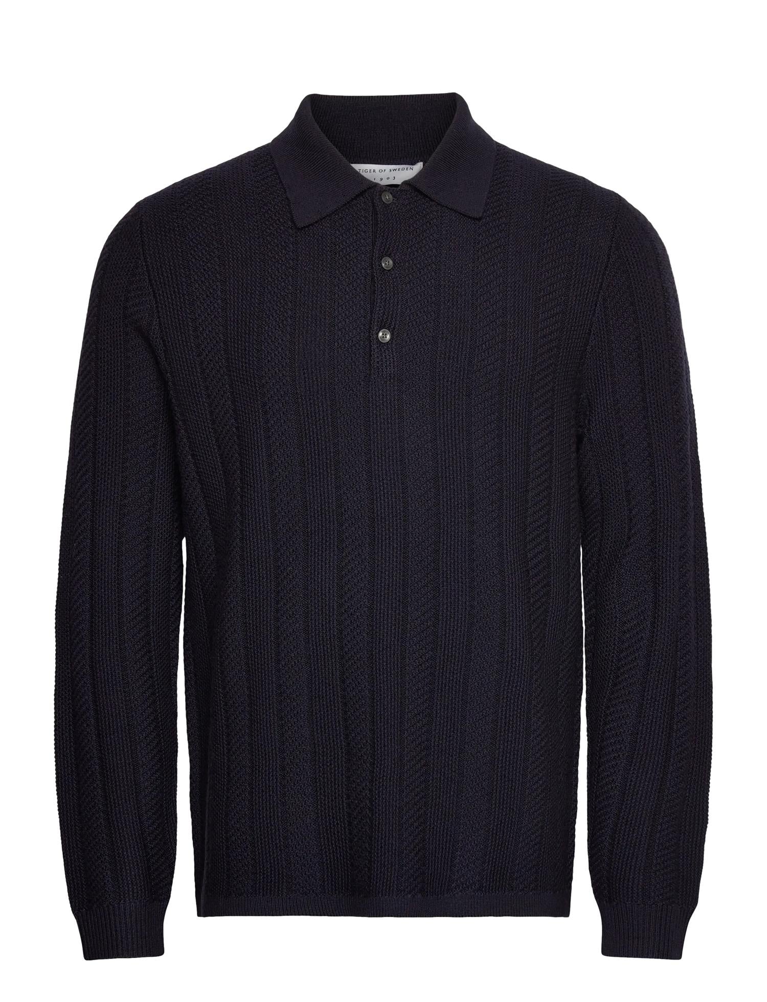 Tiger of Sweden Johnny RWS Genser Mørkeblå - modostore.no