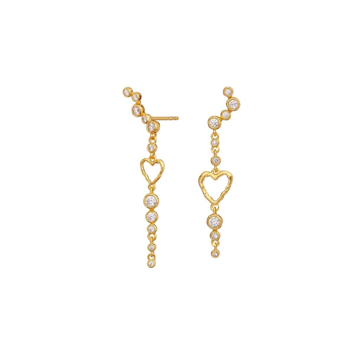 Maanesten Ina Earrings Øredobber Gull