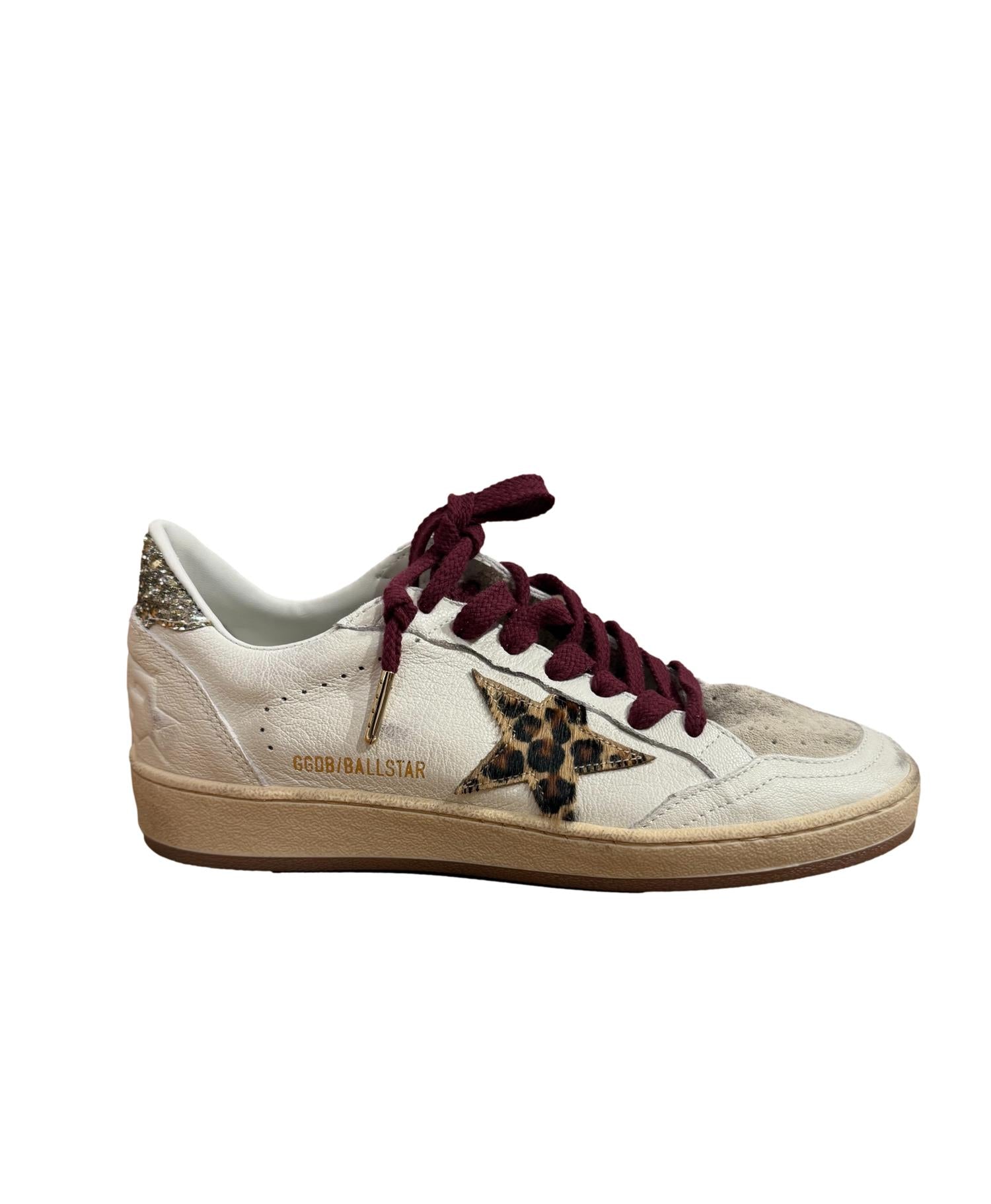 Golden Goose Ball Star Nappa Upper Toe Sko Hvit