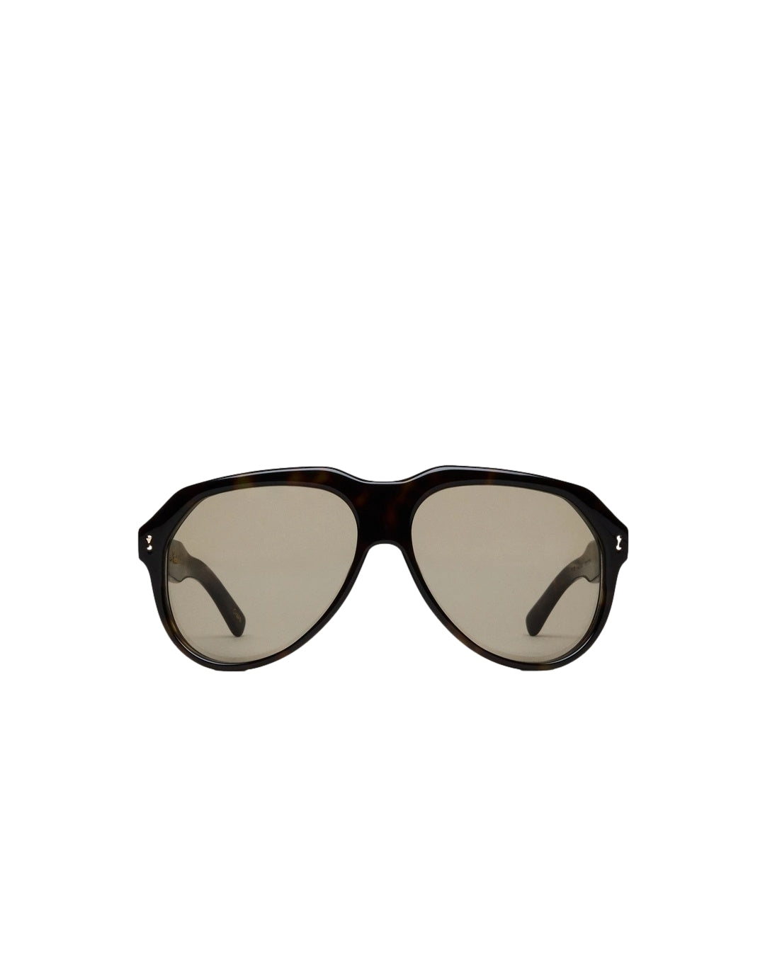 Chimi Eyewear Caine solbriller i tortoise-mønster med brune glass og ramme, stilfulle og solbeskyttende.