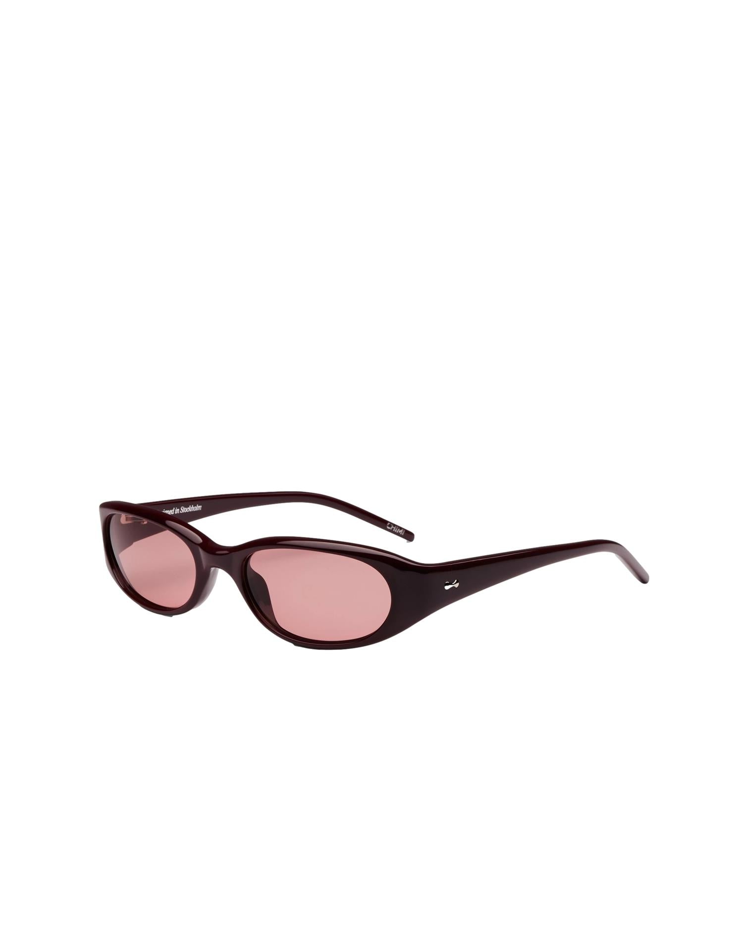 Chimi Eyewear Dele Burgundy Solbriller Burgunder - modostore.no