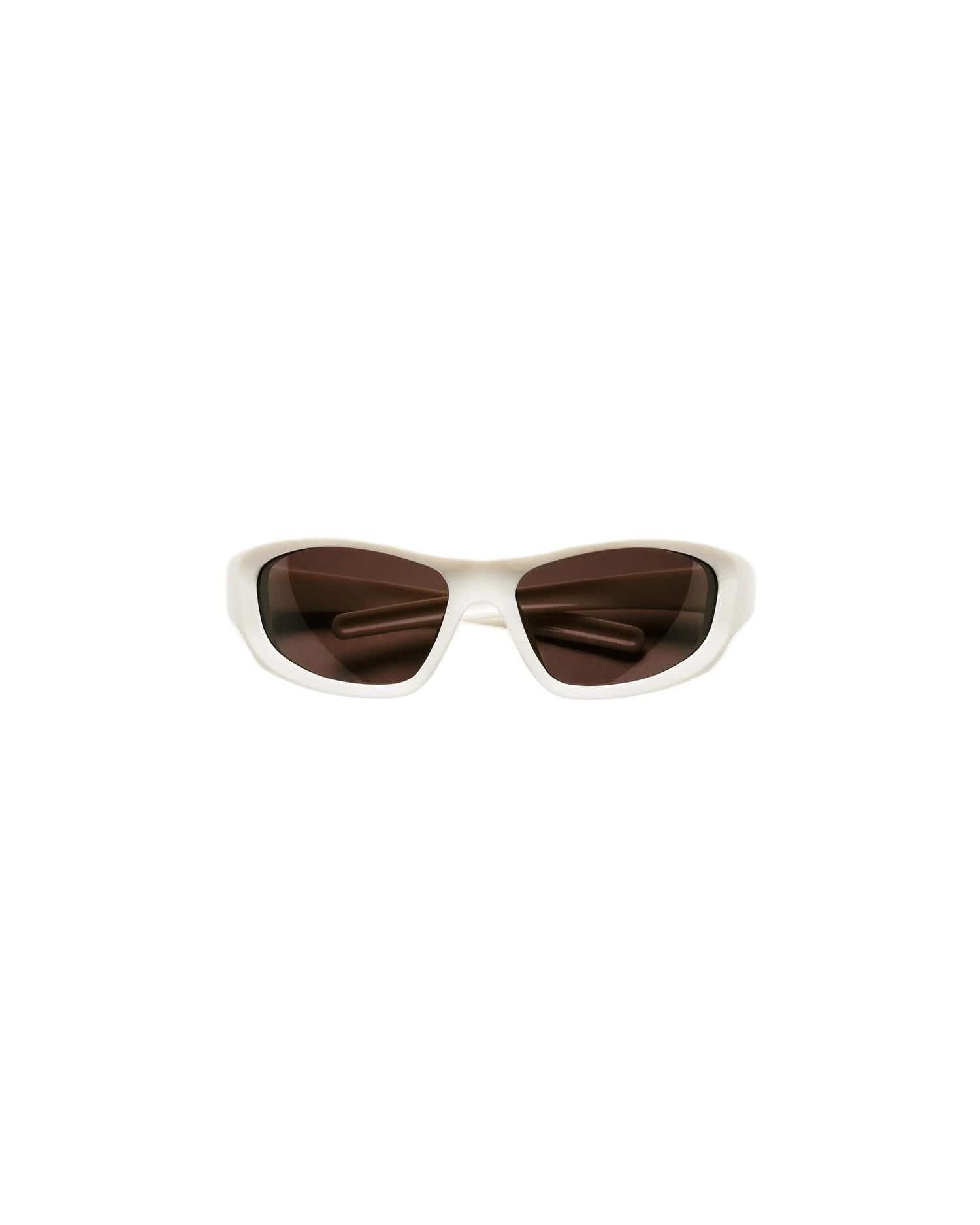 Chimi Eyewear Flash White Solbriller Hvit - modostore.no