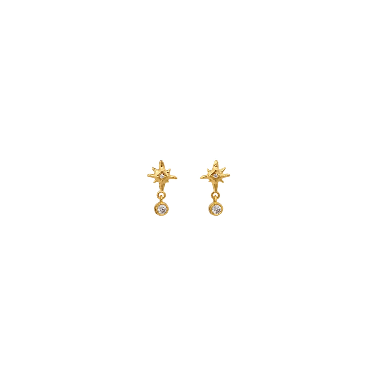 Maanesten Nor Earrings Øredobber Gull