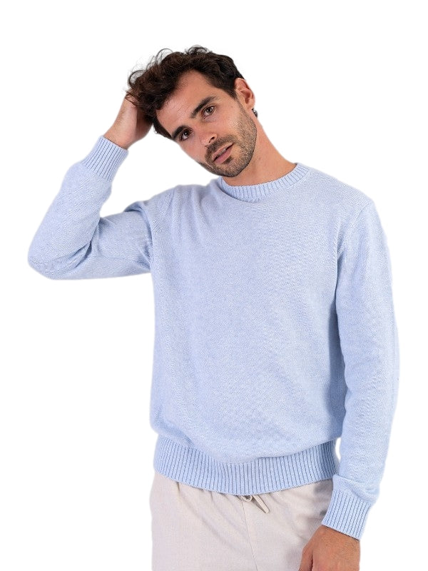 Cermino Boat Sweater Genser Lyseblå - modostore.no