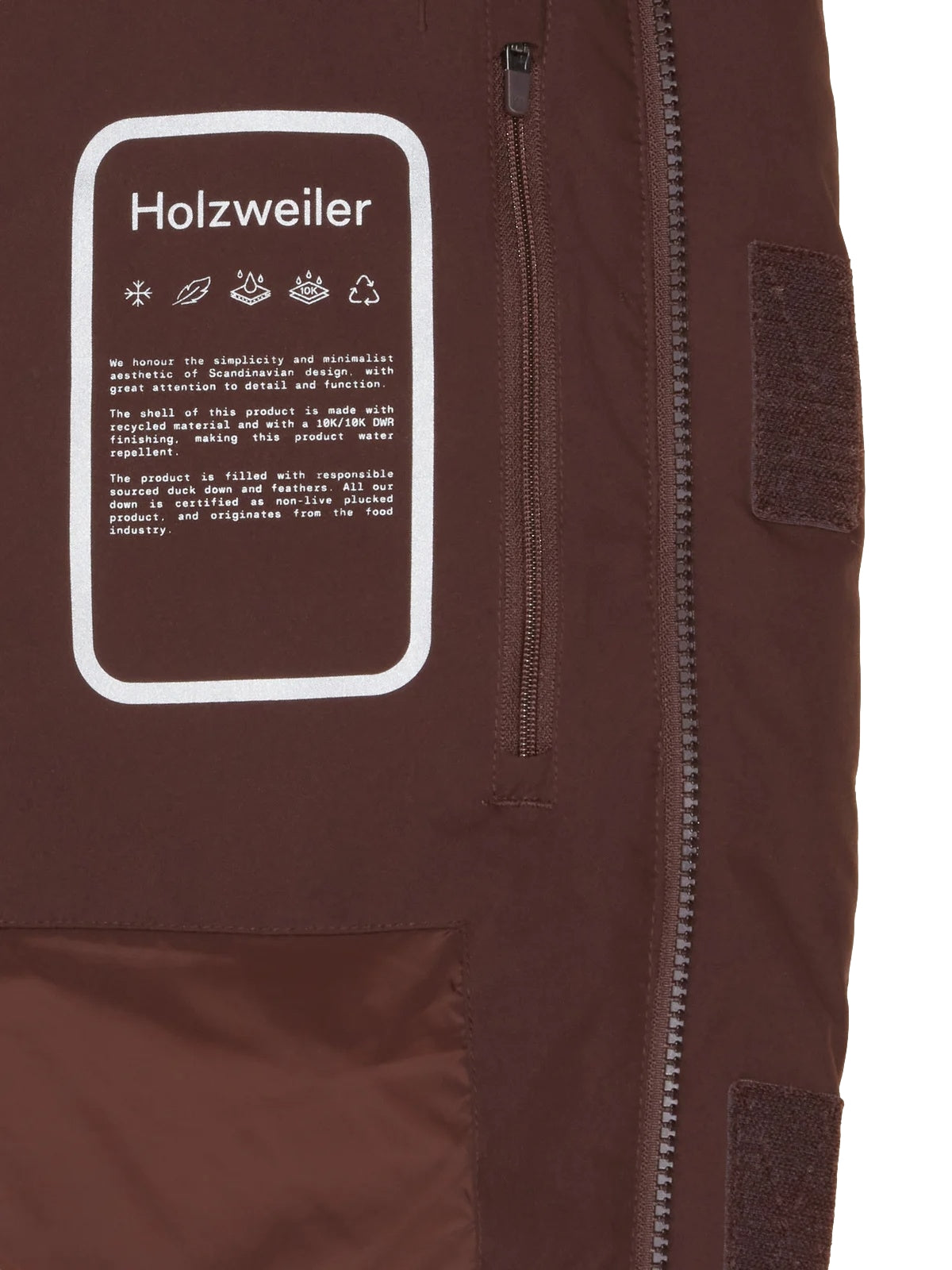 Holzweiler Dovre Down Dk. Brown Jakke Brun - modostore.no