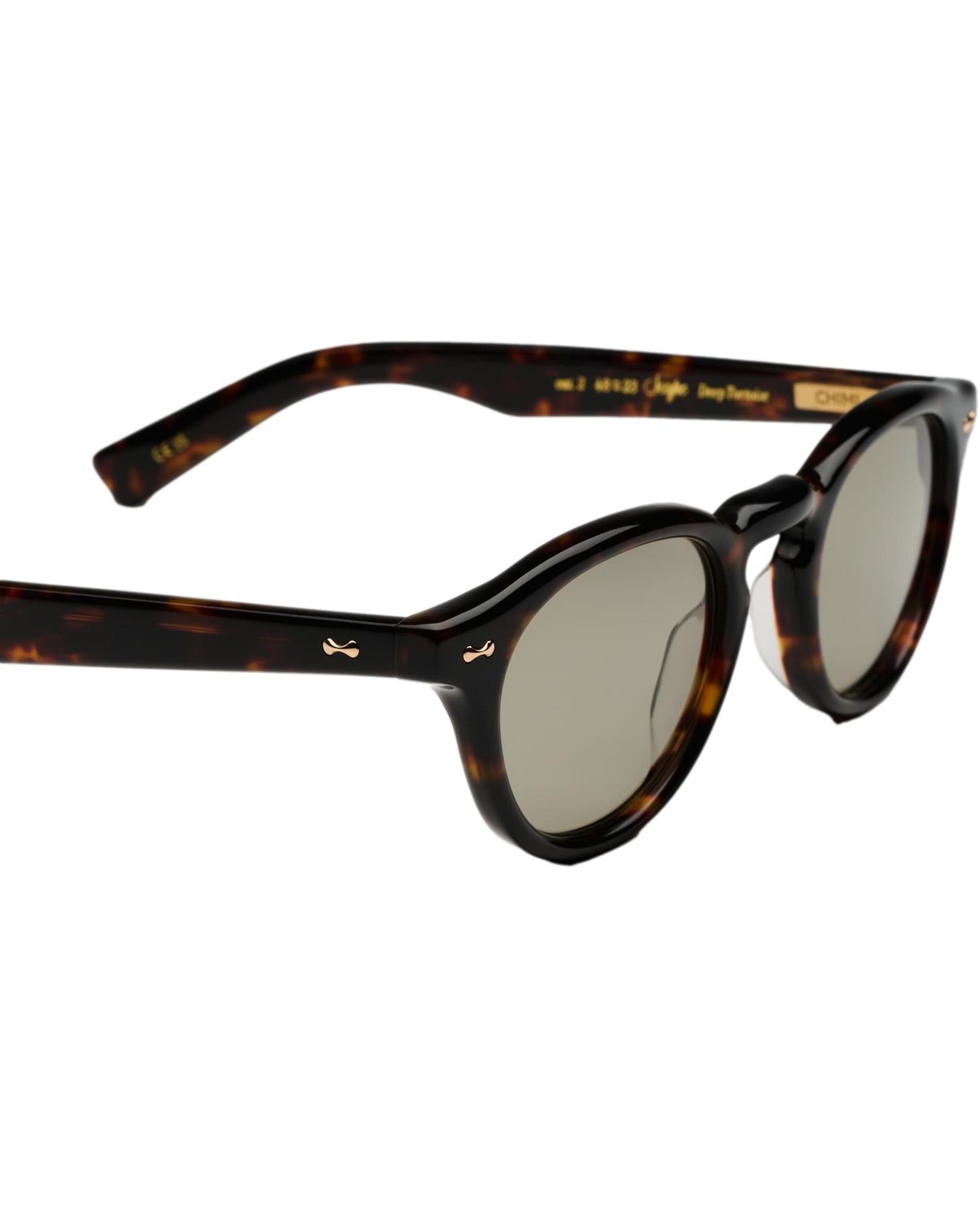 Chimi Eyewear Scope Deep Tortoise Solbriller Brun