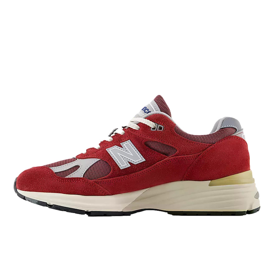 New Balance Made In Uk 991v2 Vintage Sports Sko Rød