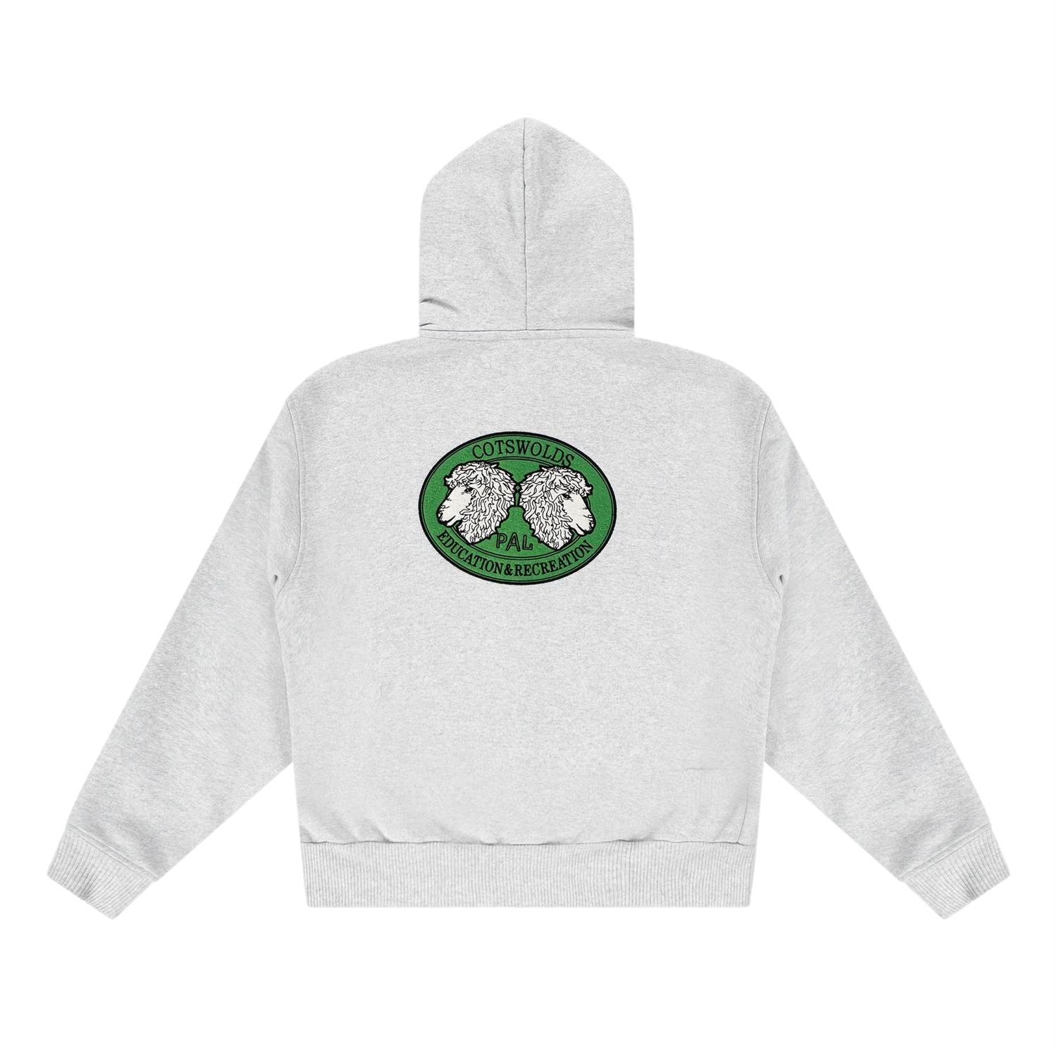 PAL A Pint Of Sheep Full Zip Hoody Hettejakke Lys Grå Melert