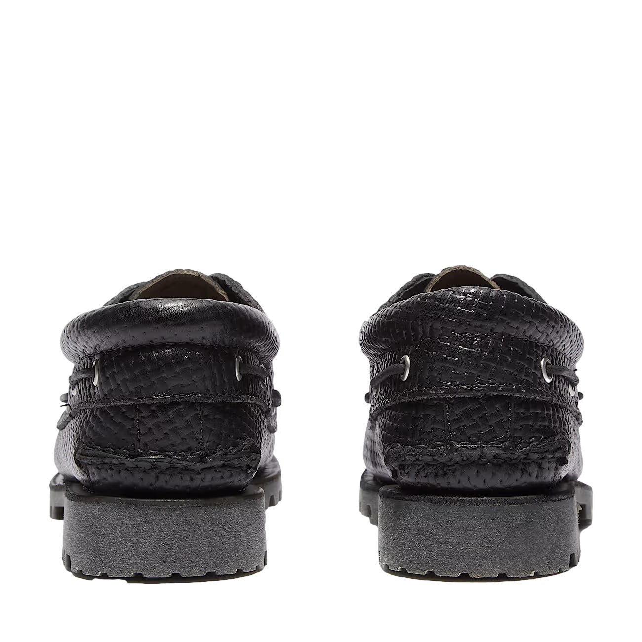 Timberland Authentic 3-Eye Lug Boat Shoe Sko Sort Mønster