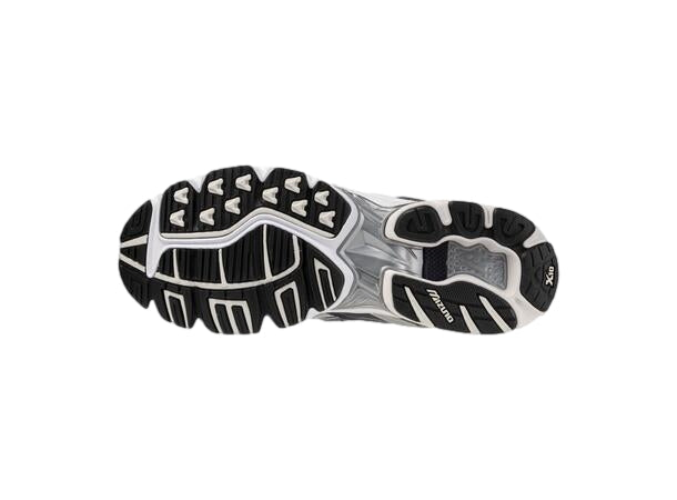 Mizuno Wave Rider 10 Sko Hvit Og Mørkeblå - modostore.no