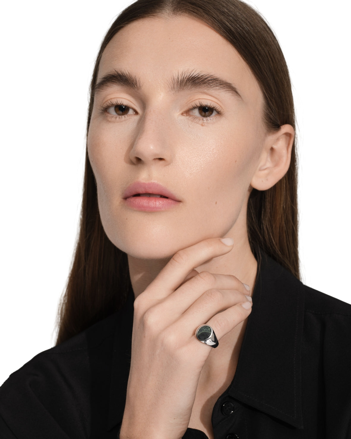 Tom Wood Kim Ring Kambaba Ring Grønn/Sølv