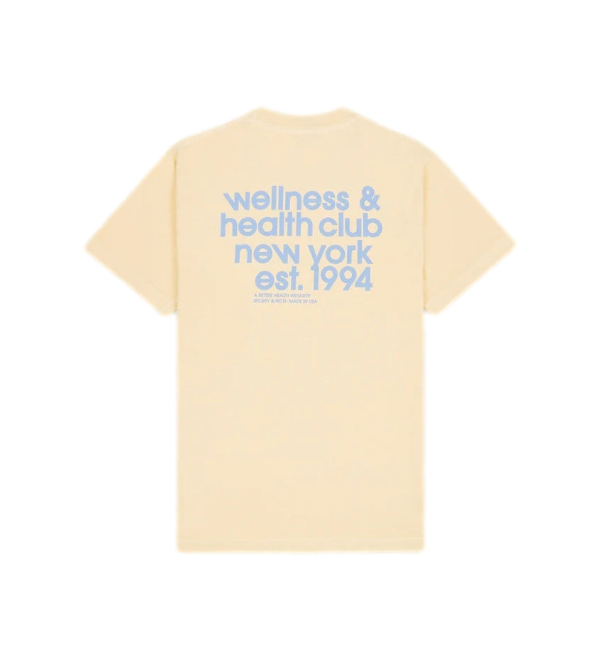 Sporty & Rich USA Health Club T-Shirt T-shirt Gul - modostore.no