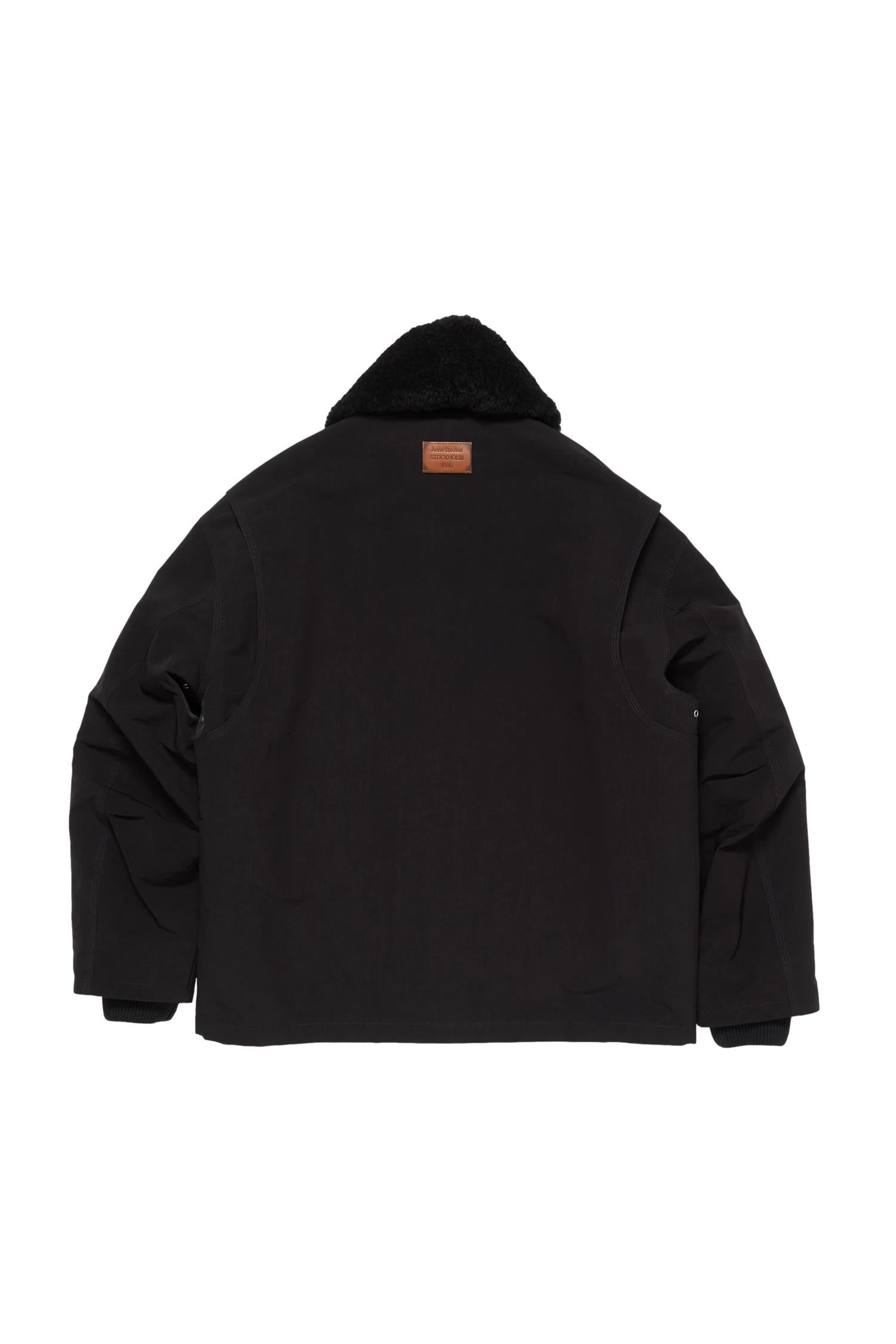Acne Nylon Jacket Jakke Sort