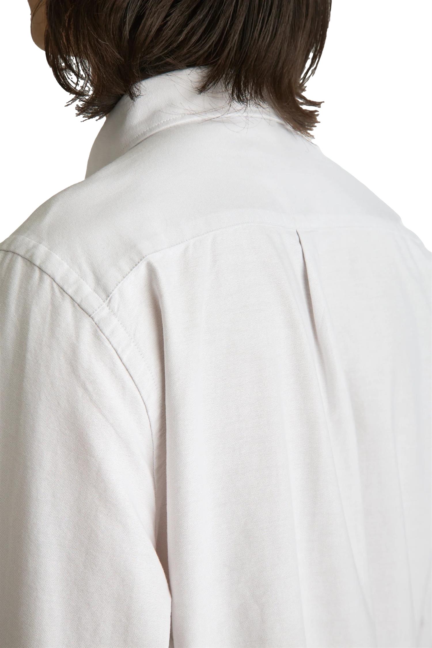 Livid Initial Grey Ox Skjorte Lysegrå - modostore.no