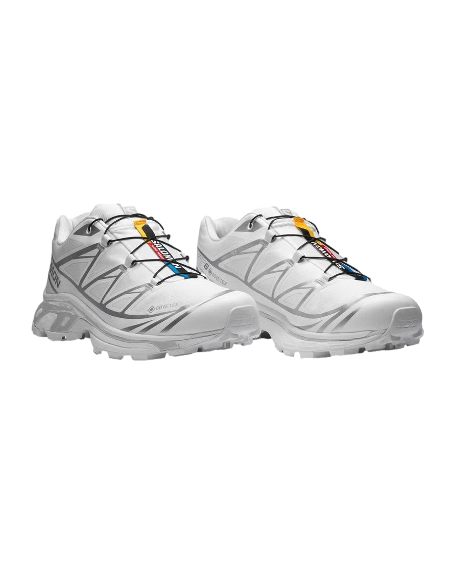 Salomon XT-6 GTX WHITE/WHITE/FTW SILVER Sko Hvit Og Sølv - modostore.no