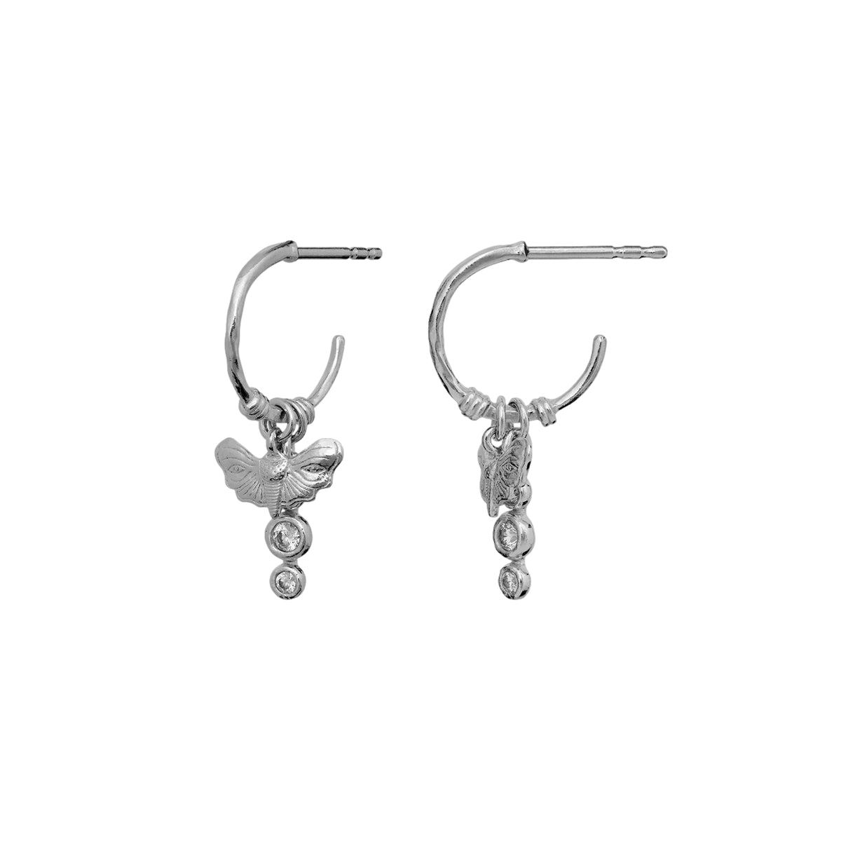 Maanesten Fauna Earrings Øredobber Sølv