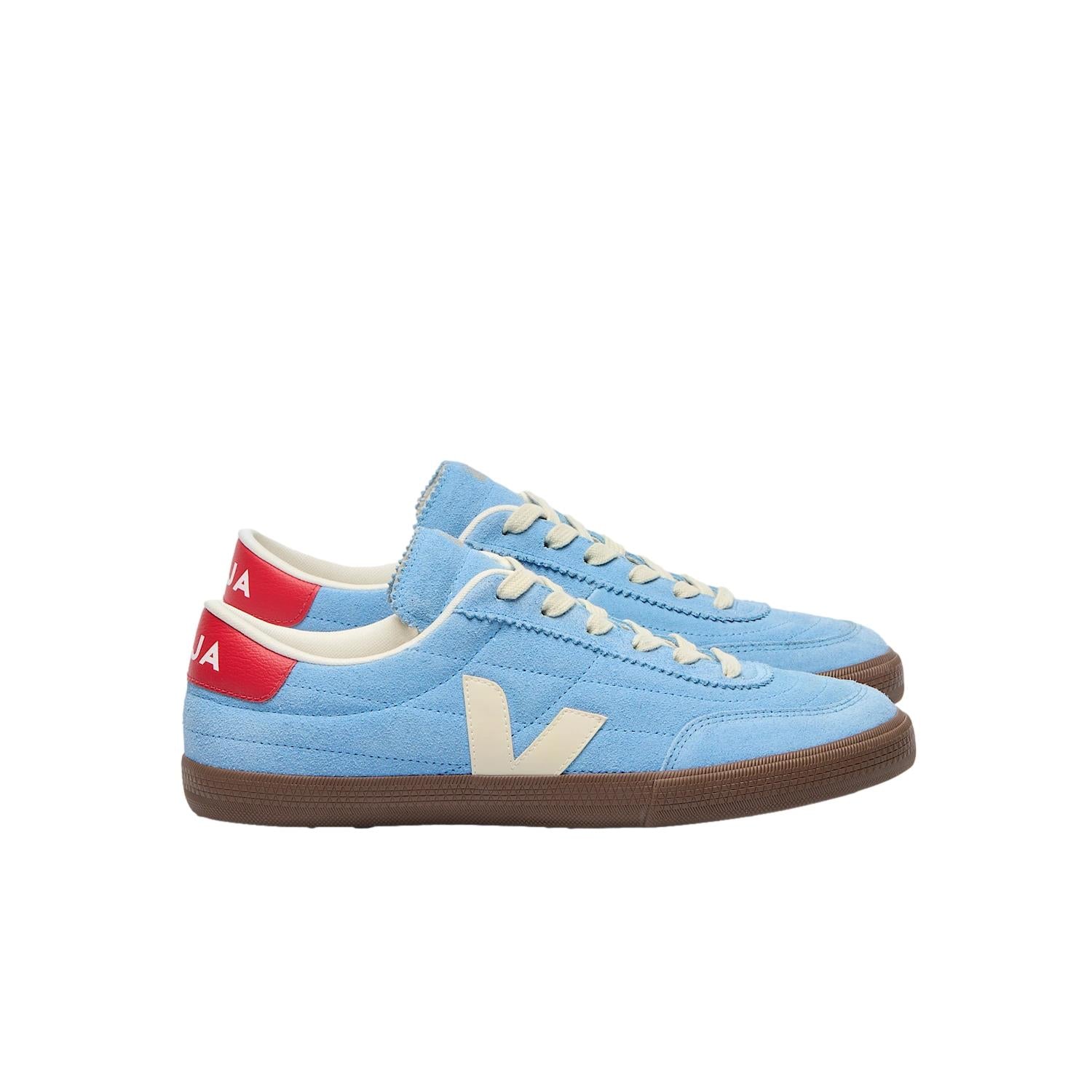 Veja Panenka Suede Aqua Pierre Bark Sko Lyseblå - modostore.no