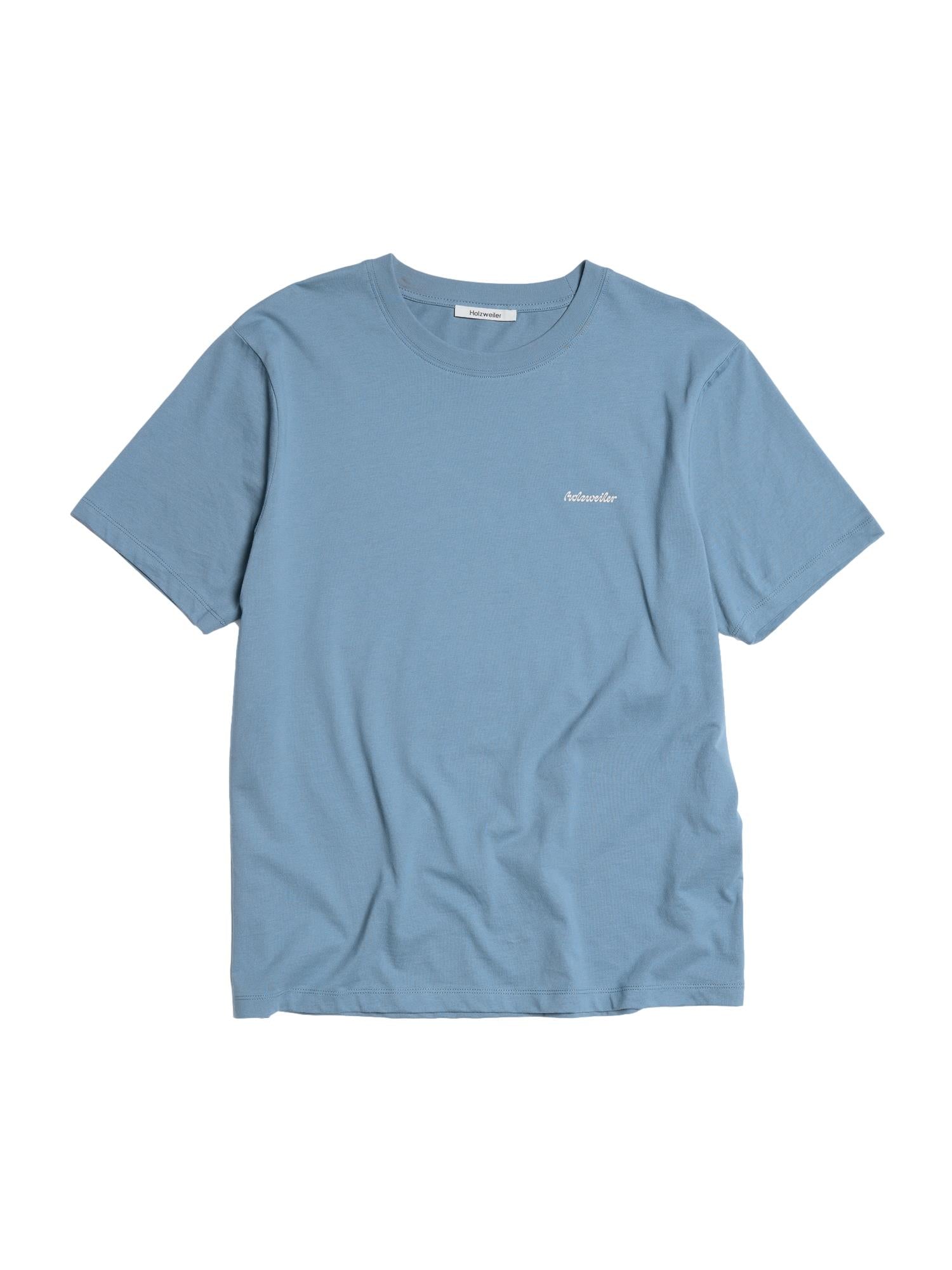 Holzweiler M Regular Tee T-shirt Blå - modostore.no