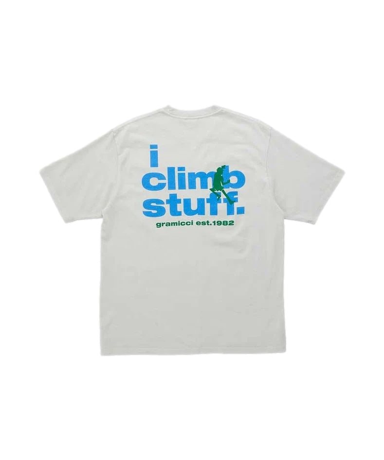 Gramicci I Climb Stuff Tee T-shirt Beige - modostore.no
