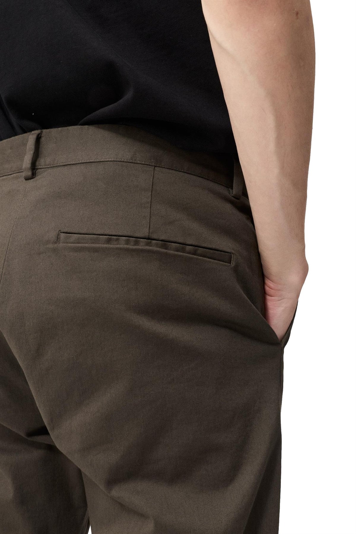 Livid Fuller Chino Bukse Brungrønn