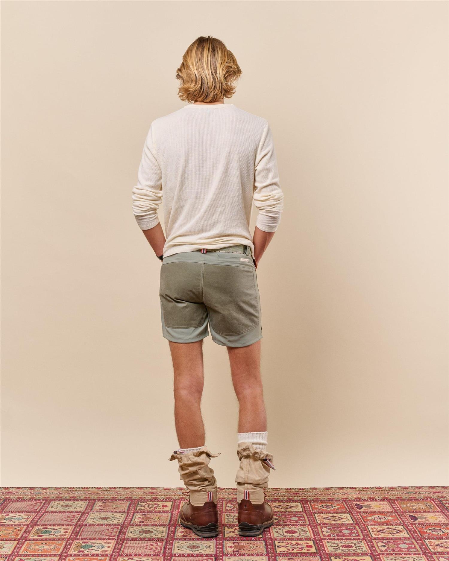 Amundsen 7Incher Field Shorts Mens Shorts Hvit Og Brun