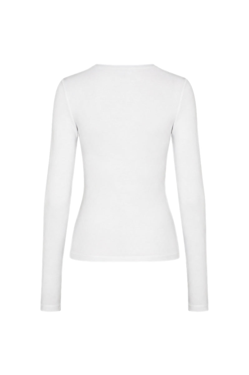 ROTATE Long Sleeve T-Shirt Genser Hvit