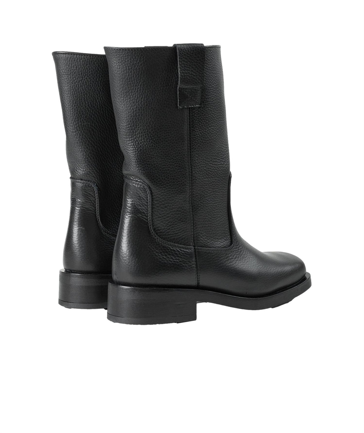 Garment Project Tali Boot - Black Tumbled Sko Sort